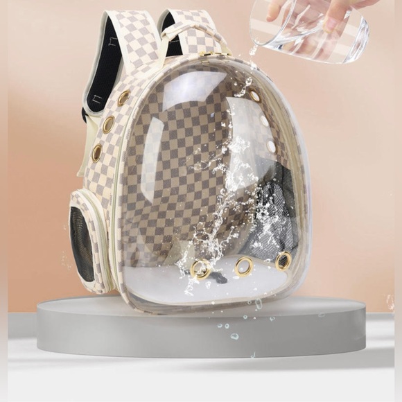 (Last 1)❣️Luxury design checker pet carrier bubble pet bag - Picture 6 of 10